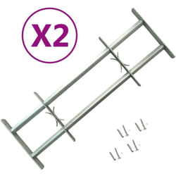 Vidaxl - Grilles réglables de sécurité de fenêtres 2 pcs 700-1050 mm