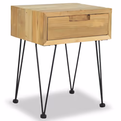 VidaXL 3057527 Table de nuit et table de chevet