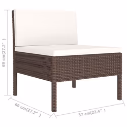 VidaXL 3056961 ensemble de meubles de jardin - Vue supplémentaire 7