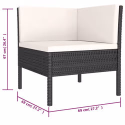 VidaXL 3056962 ensemble de meubles de jardin - Vue supplémentaire 6