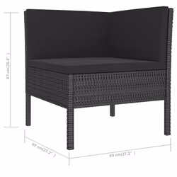 VidaXL 3056963 ensemble de meubles de jardin - Vue supplémentaire 6