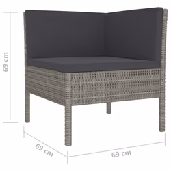 VidaXL 3056964 ensemble de meubles de jardin - Vue supplémentaire 6