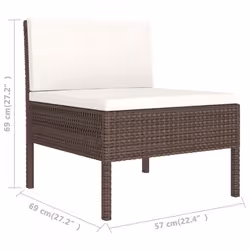 VidaXL 3056969 ensemble de meubles de jardin - Vue supplémentaire 7