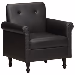VidaXL 320779, Cuir, Noir, 700 mm, 540 mm, 730 mm