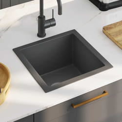 Vier de cuisine fait main Noir Acier inoxydable Vidaxl