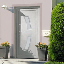 vidaXL Porte d'entrée Blanc 108x200 cm - TU