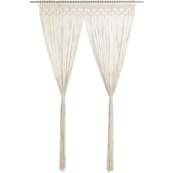 Rideau en macramé 140x240 cm Coton
