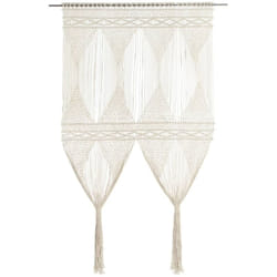 Rideau en macramé 140x240 cm Coton - Vidaxl