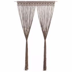 Ce rideau en fils pratique avec macramé constitue un excellent moyen de décorer votre intérieur. Il peut être utilisé comme u ...