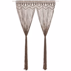 Ce rideau en fils pratique avec macramé constitue un excellent moyen de décorer votre intérieur. Il peut être utilisé comme u ...