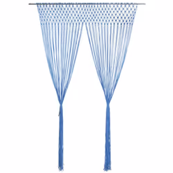Ce rideau en fils pratique avec macramé constitue un excellent moyen de décorer votre intérieur. Il peut être utilisé comme u ...