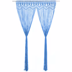 Ce rideau en fils pratique avec macramé constitue un excellent moyen de décorer votre intérieur. Il peut être utilisé comme u ...