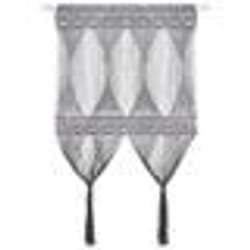 vidaXL Rideau en macramé Anthracite 140x240 cm Coton - TU