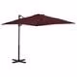 vidaXL Parasol de jardin en porte-à-faux avec mât en aluminium - TU