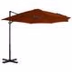 vidaXL Parasol de jardin en porte-à-faux avec mât en aluminium - TU