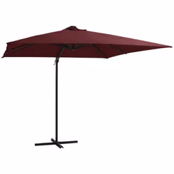 Cet élégant parasol déporté avec lumière LED est un choix parfait pour créer de l'ombre et vous protéger des rayons UV nocifs ...