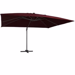 Cet élégant parasol déporté avec lumière LED est un choix parfait pour créer de l'ombre et vous protéger des rayons UV nocifs ...