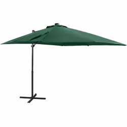 Cet élégant parasol avec lumières LED est un excellent choix pour créer un peu d’ombre et de protection contre les rayons UV  ...