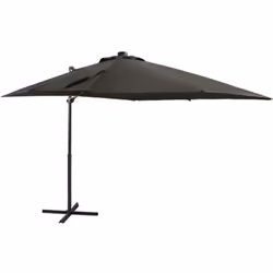 Cet élégant parasol avec lumières LED est un excellent choix pour créer un peu d’ombre et de protection contre les rayons UV ...