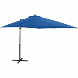 Cet élégant parasol avec lumières LED est un excellent choix pour créer un peu d’ombre et de protection contre les rayons UV  ...