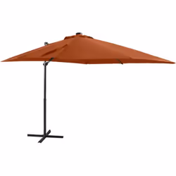 Cet élégant parasol avec lumières LED est un excellent choix pour créer un peu d’ombre et de protection contre les rayons UV ...