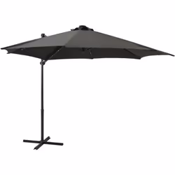 Cet élégant parasol avec lumières LED est un excellent choix pour créer un peu d’ombre et de protection contre les rayons UV ...