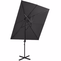 Description générale Ce parasol déporté est parfait pour créer de l'ombre et vous protéger des rayons UV nocifs du soleil. Fa ...