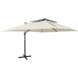 Ce parasol de jardin en porte-à-faux est parfait pour créer de l'ombre et vous protéger des rayons UV nocifs du soleil. Fabri ...