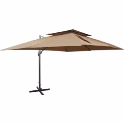 Ce parasol de jardin en porte-à-faux est parfait pour créer de l'ombre et vous protéger des rayons UV nocifs du soleil. Fabri ...