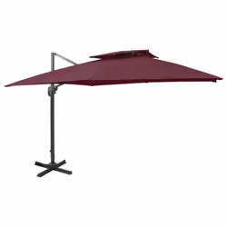 Ce parasol de jardin en porte-à-faux est parfait pour créer de l'ombre et vous protéger des rayons UV nocifs du soleil. Fabri ...