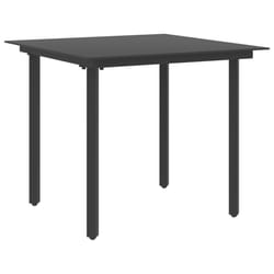 VidaXL 313109 table de jardin Noir