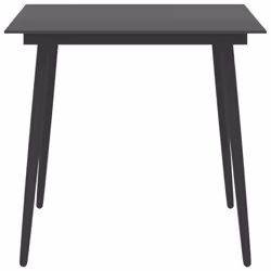 VidaXL 313114 table de jardin Noir