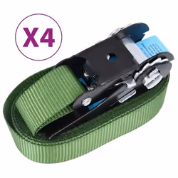 VidaXL Sangles d’arrimage à cliquet