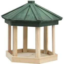 Vidaxl - Mangeoire à oiseaux Octogone Bois de sapin 33x30 cm