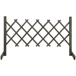Vidaxl - Clôture en treillis de jardin Gris 120x60 cm Bois de sapin