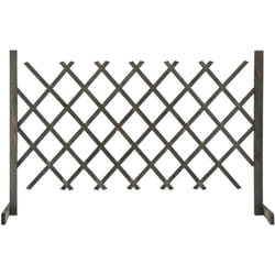 Vidaxl - Clôture en treillis de jardin Gris 120x90 cm Bois de sapin