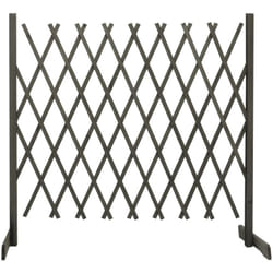 Clôture en treillis de jardin Gris 180x100 cm Bois de sapin Vidaxl