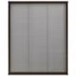 vidaXL Moustiquaire plissée pour fenêtre Aluminium Marron 80x100 cm