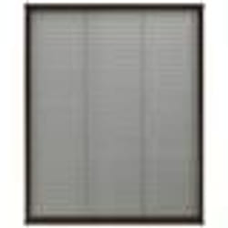 vidaXL Moustiquaire plissée pour fenêtre Aluminium Marron 80x100 cm
