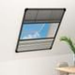 vidaXL Moustiquaire plissée pour fenêtre Aluminium 80x120 cm