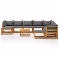 VidaXL 3057617 ensemble de meubles de jardin