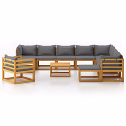 VidaXL 3057618 ensemble de meubles de jardin