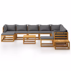 VidaXL 3057619 ensemble de meubles de jardin