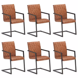 VidaXL 3057793, mousse, Cuir véritable, Acier, 510 mm, 560 mm, 910 mm, 45 cm, 46,5 cm