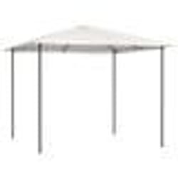 vidaXL Belvédère 3x3x2,6 m Crème 160 g/m² - TU