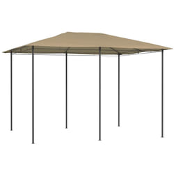 Vidaxl - Belvédère 3x4x2,6 m Taupe 160 g/m²
