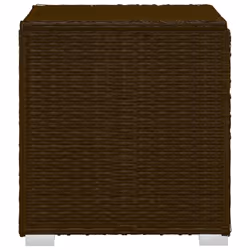 VidaXL 3057663 chaise d'extérieur Linge Siège rembourré Polyester, Polyuréthane, Acier Marron, Crème, Blanc - Vue supplémentaire 8