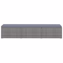 VidaXL 3057665 chaise d'extérieur Linge Siège rembourré Polyester, Polyuréthane, Acier Gris - Vue supplémentaire 5