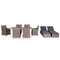 VidaXL 3057798 ensemble de meubles de jardin