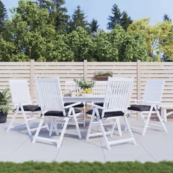 Donnez à votre espace de vie extérieur un nouveau look avec ces coussins de chaise confortables en un instant ! Matériau dura ...